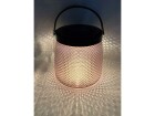 Dameco Laterne LED Solar, 15.2 cm, Pink, Energieeffizienzklasse