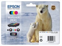 Epson Multipack Tinte XL CMYBK T263640 XP 700/800 700/500