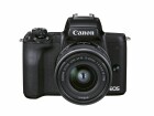 Canon Kamera EOS M50 Mark II Body schwarz & EF-M 15-45