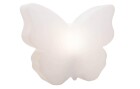 8 Seasons Design Gartenlicht Solar Shining Butterfly 40 cm, Weiss