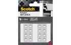 3M Schutzpuffer Anti Shock, Ø 8 mm, Transparent, 16er