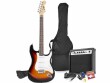 MAX E-Gitarre GigKit Sunburst, Body-Form