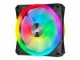 Corsair PC-Lüfter iCUE QL120 RGB Schwarz, Beleuchtung: Ja