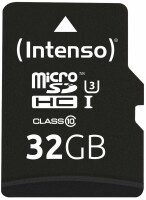 Intenso Micro SDHC Card PRO 32GB 3433480 with adapter