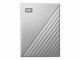 Western Digital Externe Festplatte My Passport Ultra 4 TB, Silber