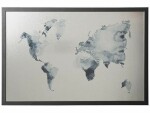 Bi-Office Magnethaftendes Whiteboard Weltkarte 60 x 40 cm