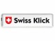 Swiss Klick Kennzeichenhalter Hochformat Hinterseite, Chrom Glanz