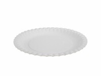 EJS Assiette en carton 18cm 3141.2021 blanc 100 pcs.