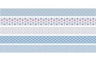 Heyda Washi Tape Pastell Mini Hellblau, Detailfarbe: Blau