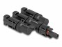 DeLock DL4 Solar Konnektor 1x Buchse zu 3x Stecker