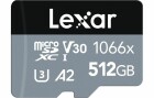 Lexar microSDXC-Karte Professional 1066x Silver 512 GB