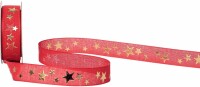 SPYK Band Cubino Étoiles 1031.1654 16mmx3m Rot-Gold, Kein