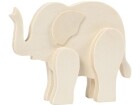 Creativ Company Holzartikel Tierfigur Elefant 12 x 16 cm, Breite
