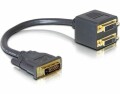 DeLock Delock Adapter DVI25 Stecker zu 2x DVI25