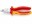 Knipex Kombizange 180 mm 1000 V verchromt, Typ: Kombizange, Zange verchromt, Griffe isoliert mit Mehrkomponenten-Hüllen, VDE-geprüft
