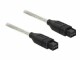 Bild 2 DeLock FireWire-Kabel 800Mbps 9Pin-9Pin 1 m, Datenanschluss