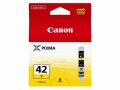 Canon Tinte CLI-42Y / 6387B001 Yellow, Druckleistung Seiten: 284