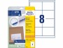 Avery Zweckform Universal-Etiketten 4782 97 mm, 30 Blatt, Klebehaftung