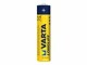 Varta Batterie Longlife AAA 12 Stück, Batterietyp: AAA