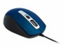 DeLock Maus 12621 Optical 5-Button Blau, Maus-Typ: Business, Maus