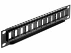 DeLock Patchpanel Keystone 12-Port 10" Rack, Montage: 10" Rack