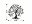 Bild 1 Wallxpert Wanddekoration Tree 60 x 60 cm, Motiv: Baum