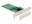 Bild 1 DeLock Delock PCIe x2 > 4 x M.2 Key B