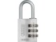 Abus Zahlenschloss 145/30 Lock-Tag Silber Aluminium