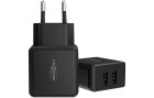 Ansmann USB-Wandladegerät Home Charger HC212, 12W, 2x USB