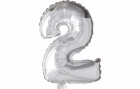 Creativ Company Folienballon 2 Silber, Packungsgrösse: 1 Stück, Grösse