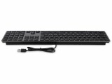 LMP Tastatur USB Grosse Beschriftung Grau, Tastatur Typ