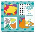 Djeco 09052 Stickerbilder Fische