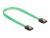 Bild 1 DeLock SATA-Kabel UV Leuchteffekt grün 30 cm, Datenanschluss