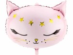 Partydeco Folienballon Cat Rosa, Packungsgrösse: 1 Stück, Grösse