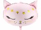 Partydeco Folienballon Cat Rosa, Packungsgrösse: 1 Stück, Grösse
