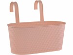 Dameco Blumentopf mit zwei Haken 14 cm, Orange, Durchmesser