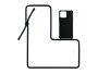 Urbany's Necklace Case iPhone 14 Pro All Black Matt