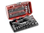 Facom Steckschlüssel-Set 1/4" 38-teilig, Schraubenziehertyp