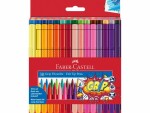Faber-Castell Fasermaler Grip Colour Marker 30 Stück, Set: Ja