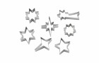 Paderno Guetzli-Ausstecher Stars 7-teilig, Materialtyp: Metall