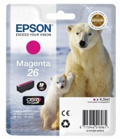 Epson Tintenpatrone magenta T261340 XP 700/800 300 Seiten, Kein
