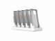 Bild 10 UAG Ladestation Workflow 5 Slot Battery Charger Weiss
