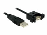 DeLock USB 2.0-Einbaukabel USB A - USB A