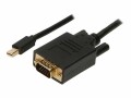2-Power Cable Unknown 1m Mini Displayport to VGA Cable - 1 Metre