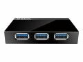 D-Link USB-Hub DUB-1340/E 4 Port, Stromversorgung: 5 V DC