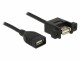 DeLock USB 2.0-Einbaukabel USB A - USB A 1