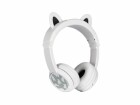 BuddyPhones Kinderkopfhörer Play Ears+ Panda Weiss, Sprache