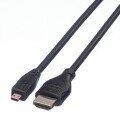 ProLine ROLINE HDMI / Typ D Kabel schwarz (2.0m