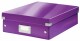 LEITZ     Click&Store WOW Org.box M - 60580062  violett           28.1x10x37cm