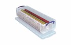 Really Useful Box Aufbewahrungsbox 22 Liter, Transparent, Breite: 25.5 cm